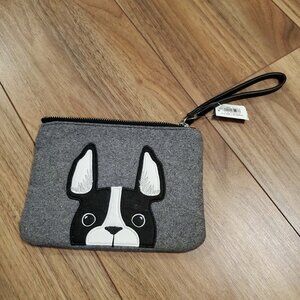 NWT Old Navy Boston Terrier Wristlet